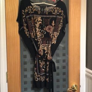 Metaphor scarf print tunic